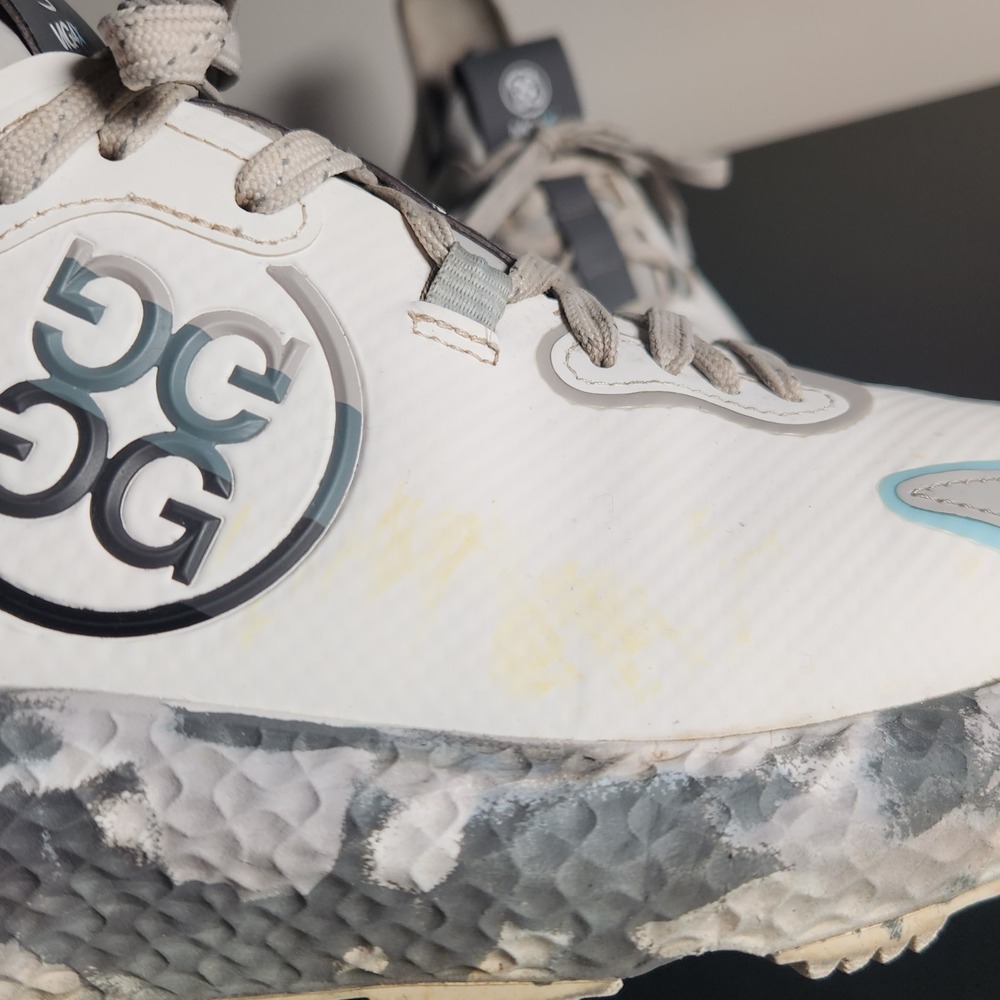 G/FORE Golf Shoes Mens 10 White Gray Camo MG4X2 Hybrid GMF000089-GC/PW - Picture 7 of 13